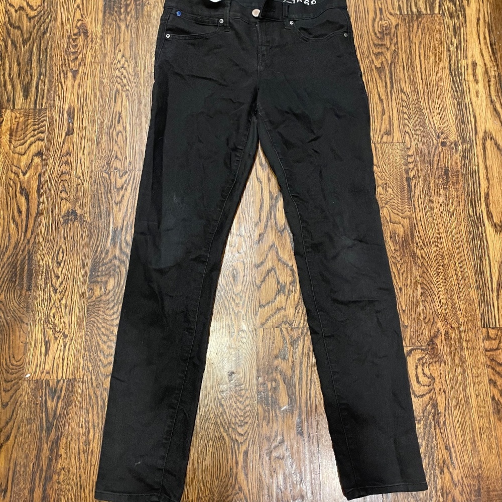 Gap black legging jeans size 27/4